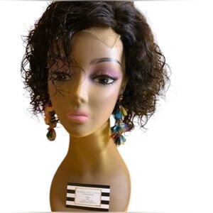 4x4 Swiss lace Closure Human Hair Wig 6”